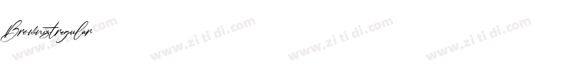 Brownistregular字体转换