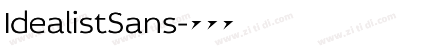 IdealistSans字体转换