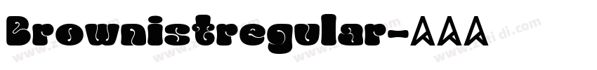 Brownistregular字体转换