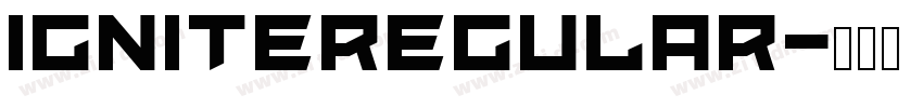 IgniteRegular字体转换