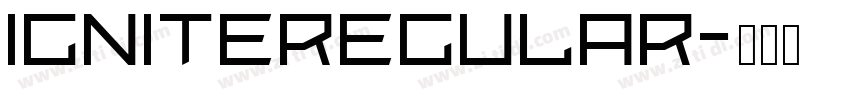 IgniteRegular字体转换