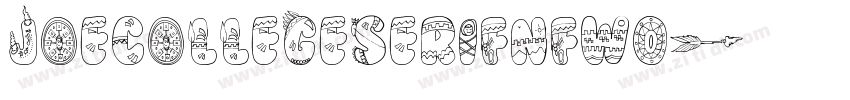 JoeCollegeSerifNFW0字体转换