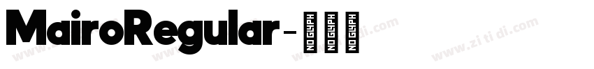 MairoRegular字体转换
