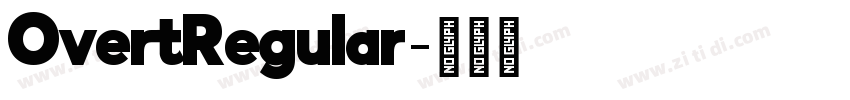 OvertRegular字体转换 OvertRegular字体转换