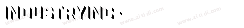 industryInc字体转换
