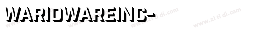 WarioWareInc字体转换