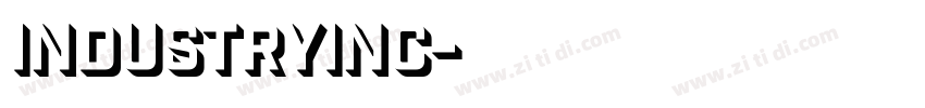 industryInc字体转换