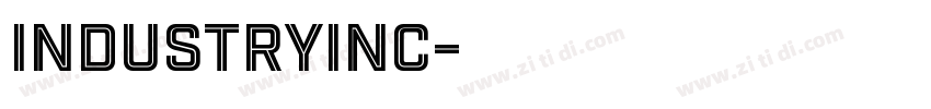 industryInc字体转换