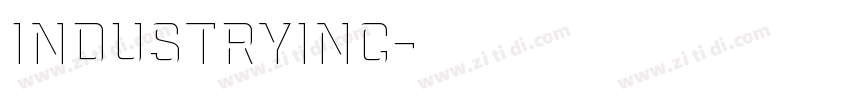 industryInc字体转换