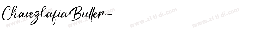 ChavezlafiaButter字体转换