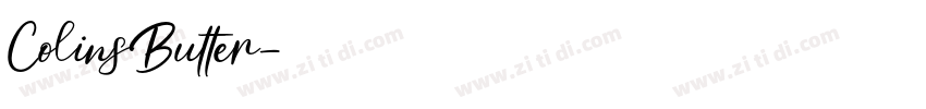 ColinsButter字体转换