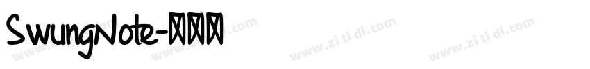 SwungNote字体转换