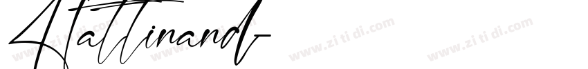 Hattinand字体转换