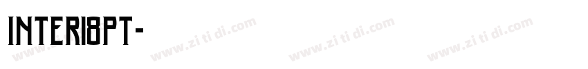 Inter18pt字体转换