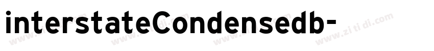 interstateCondensedb字体转换