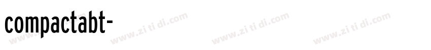 compactabt字体转换