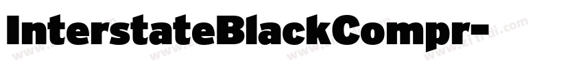 InterstateBlackCompr字体转换