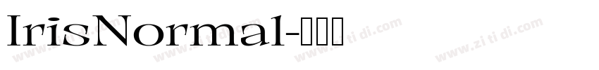 IrisNormal字体转换