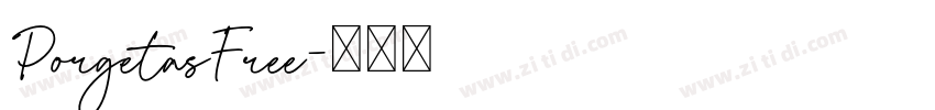 PorgetasFree字体转换