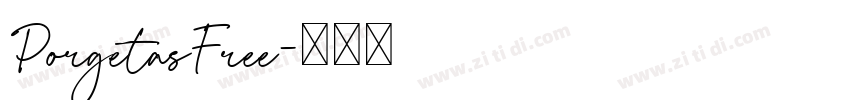 PorgetasFree字体转换