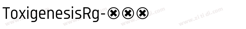 ToxigenesisRg字体转换
