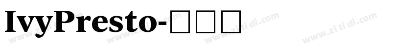 IvyPresto字体转换