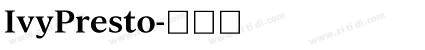 IvyPresto字体转换