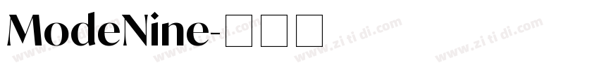 ModeNine字体转换