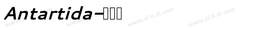 Antartida字体转换