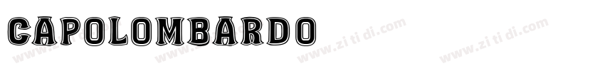 CapoLombardo字体转换