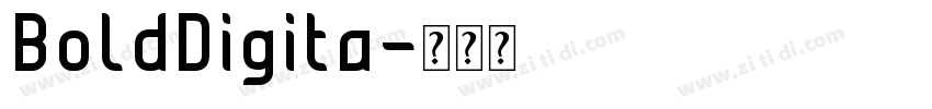BoldDigita字体转换 BoldDigita字体转换