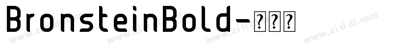 BronsteinBold字体转换