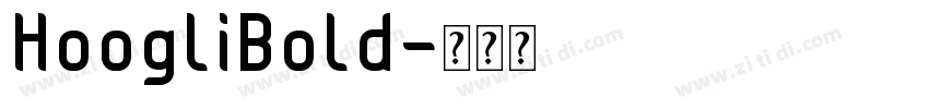 HoogliBold字体转换