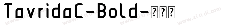 TavridaC-Bold字体转换