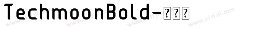 TechmoonBold字体转换