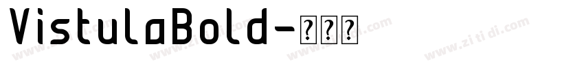 VistulaBold字体转换