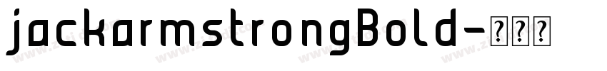 jackarmstrongBold字体转换