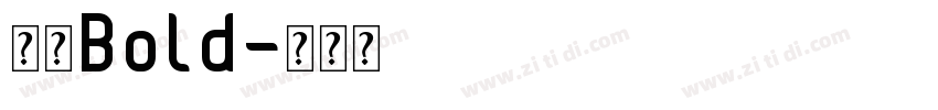 简宋Bold字体转换