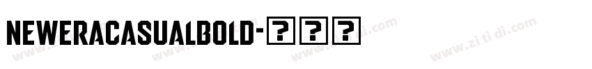 neweracasualbold字体转换