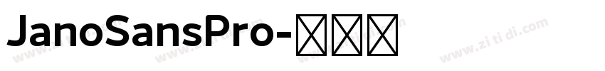 JanoSansPro字体转换
