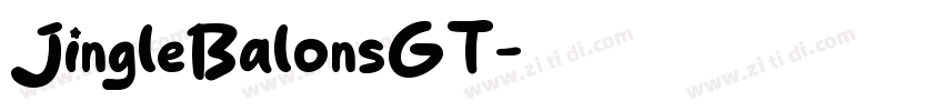 JingleBalonsGT字体转换