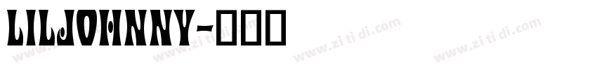 LilJohnny字体转换