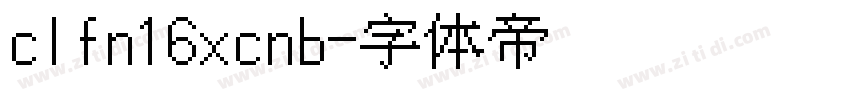 clfn16xcnb字体转换