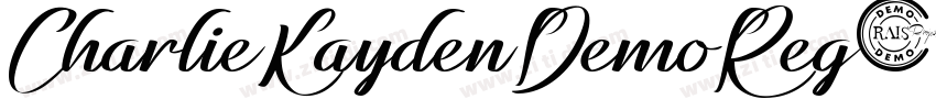 CharlieKaydenDemoReg字体转换