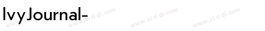 lvyJournal字体转换