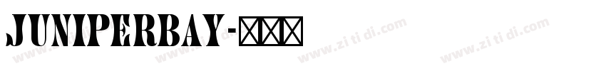 JuniperBay字体转换