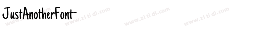 JustAnotherFont字体转换