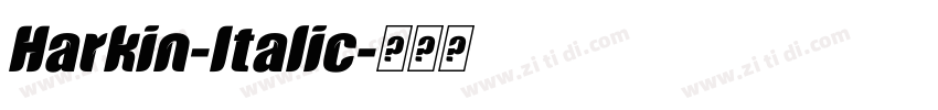 Harkin-Italic字体转换