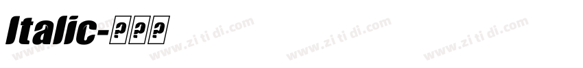 Italic字体转换 Italic字体转换
