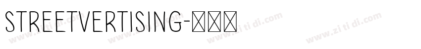 Streetvertising字体转换